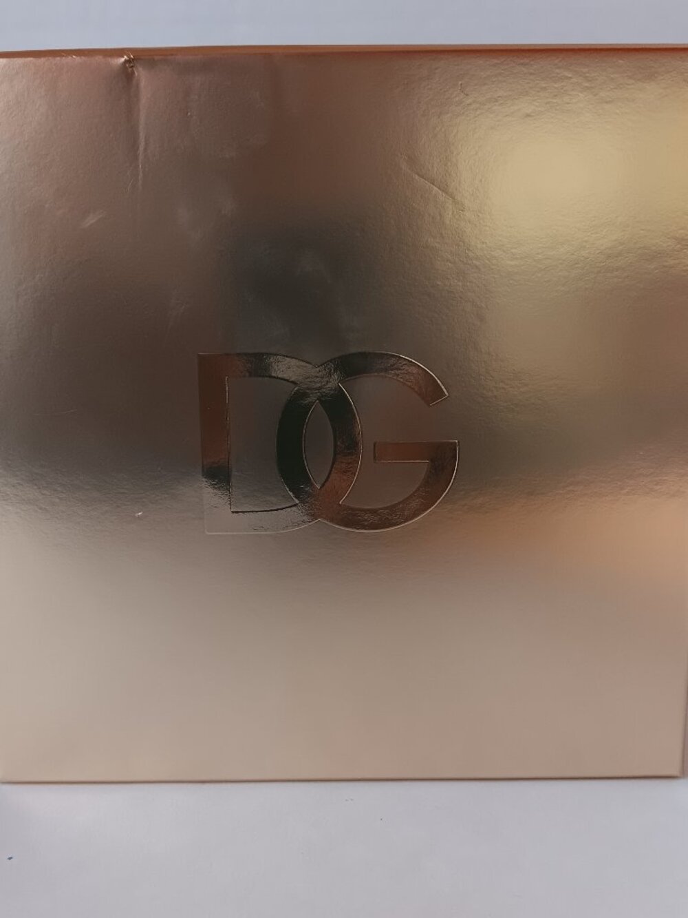 Dolce & Gabbana Gold Empty Gift Box -- 8 in x 8 in x 3 in